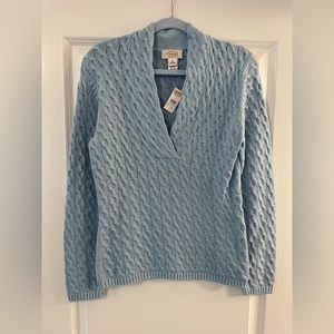Talbots Shawl Collar Sweater (never worn)